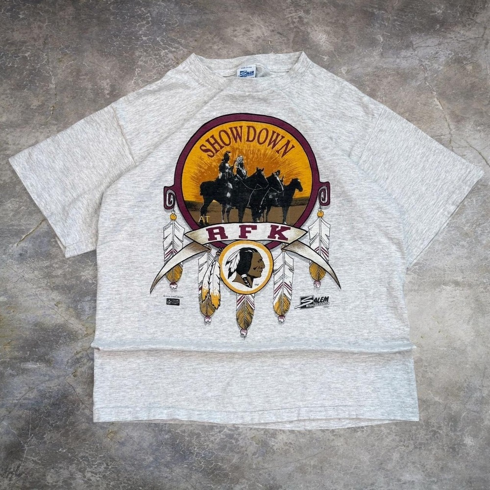 Vintage Salem Sportswear Washington Commanders Graphic Tee Men's Large USA Made